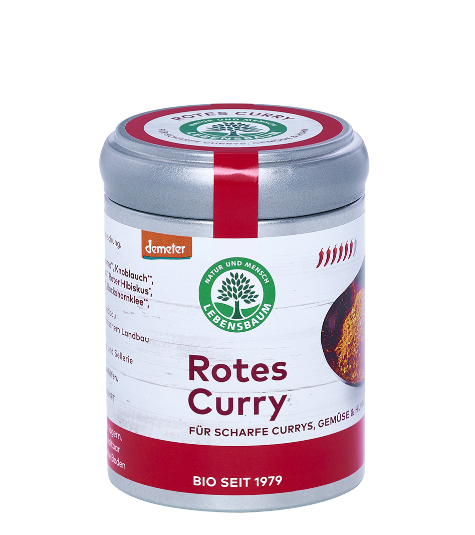 Bio Rotes Curry feinste Bioqualität Lebensbaum